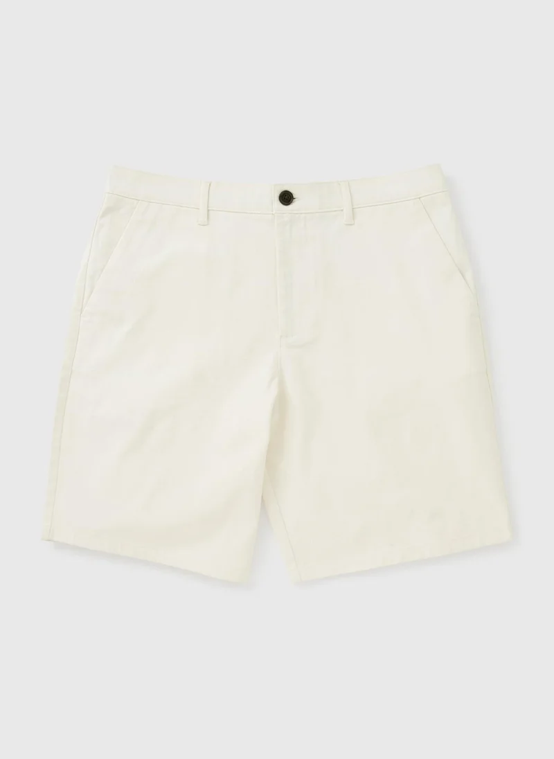 Matalan Ecru Regular Fit Chino Shorts